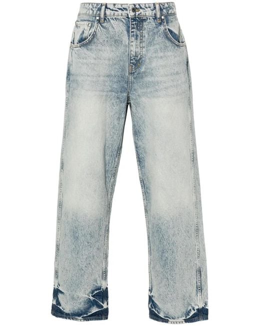 Represent Blue Straight-Leg Jeans for men