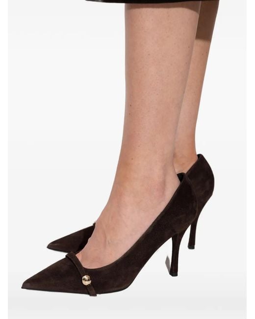 Furla Black Sfera Pointed-Toe Pumps