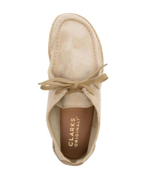 Clarks White Desert Nomad Hi-Top Sneakers for men