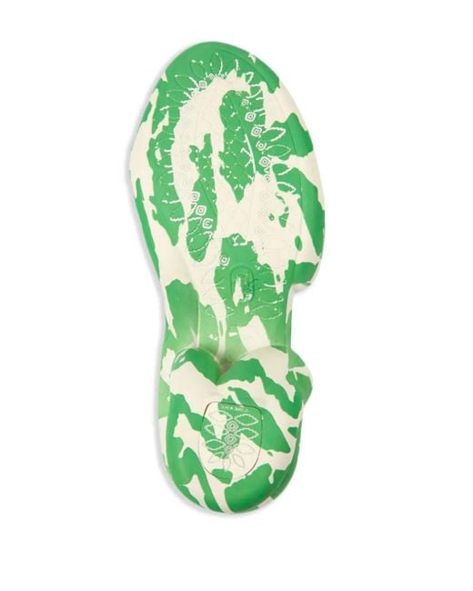 Camper Green Kobarah Slingback Sandals