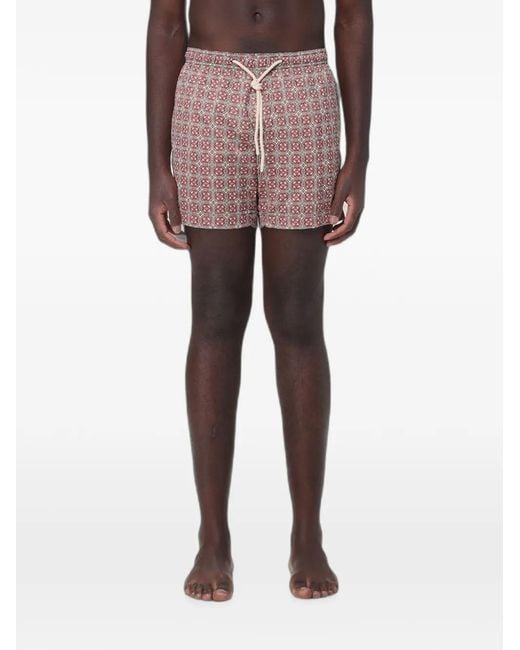 Peninsula Red Panarea Swim Shorts for men