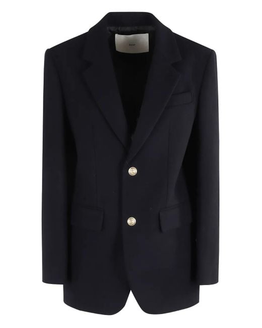 DUNST Black Wool Blazer