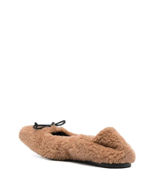 Vic Matié Brown Bow-Detail Flat