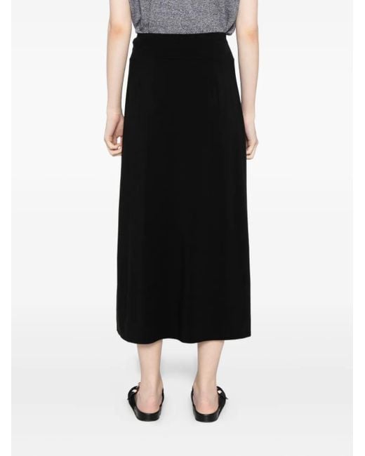 Eileen Fisher Gebreide Midi-Rok in het Black