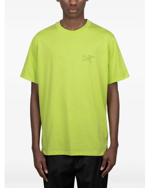 Arc'teryx Green Crew-Neck T-Shirt for men