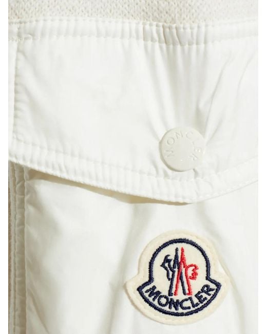 Moncler White Natural Wool Sweater for men