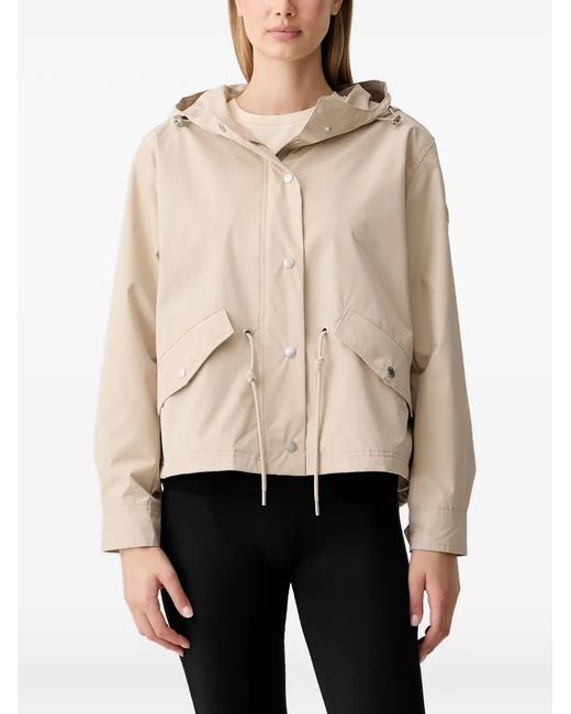 DKNY Natural Hooded Drawstring Jacket