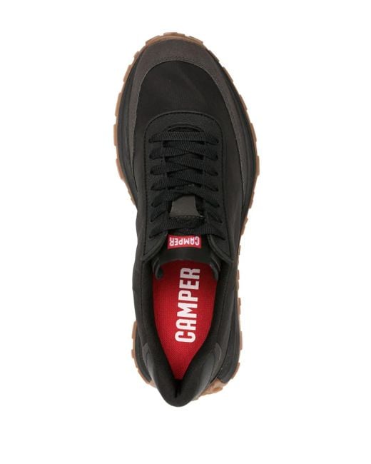 Camper Black Drift Trail Panelled Ripstop Sneakers for men