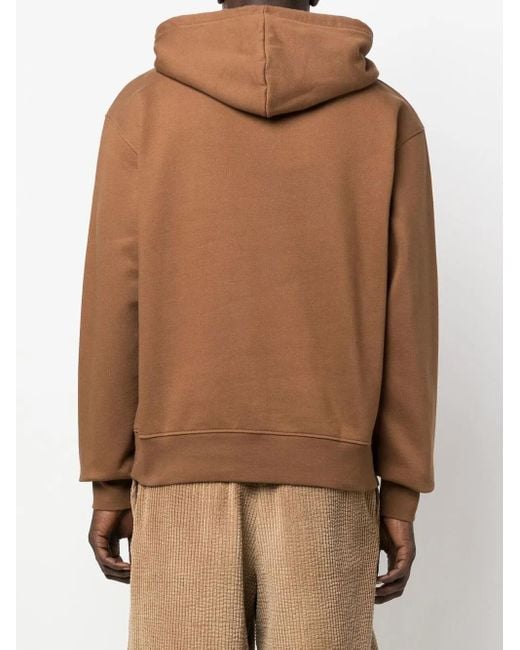 Jacquemus Brown Le Sweatshirt Brodé Hoodie