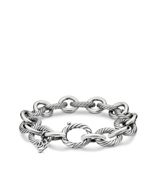 David Yurman シルバー　ブレスレット David Yurman The Cable Collection® Bracelet in Sterling Silver