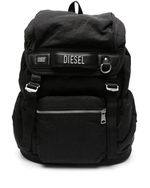 Zaino Logos Grande di DIESEL in Black