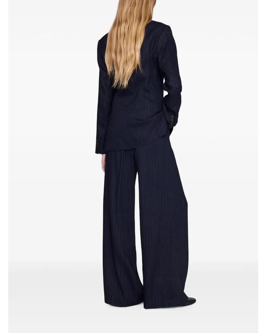 Anine Bing Blue Pantalon Paola