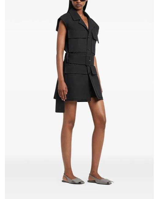 Courreges Black Belted Jacket