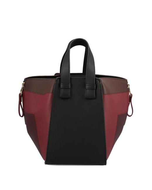 Loewe White X Albers Hammock Panelled Leather Tote Bag