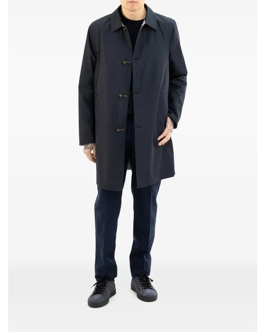KIRED Blue Buttoned Coat for men