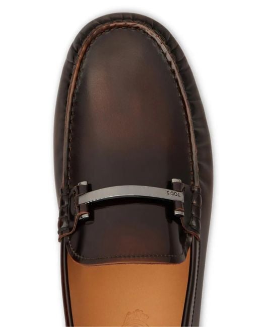 Tod's Black City Gommino Loafers for men