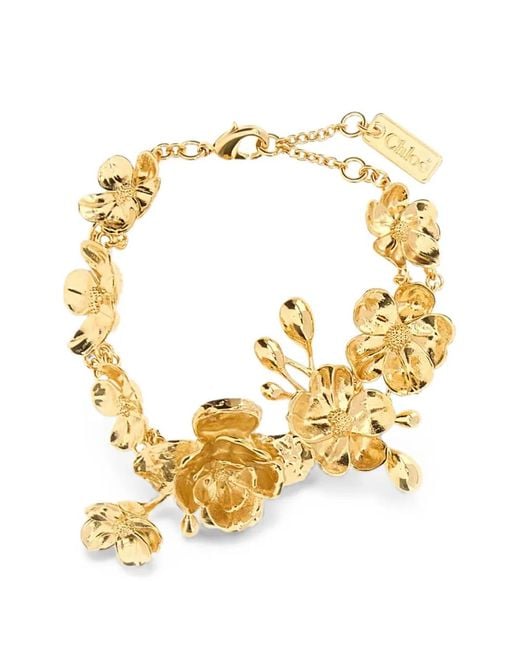 Chloé Metallic Bouquet Bracelet