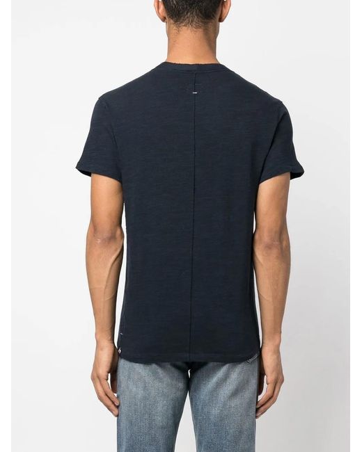 Rag & Bone Blue V-Neck Short-Sleeve T-Shirt for men
