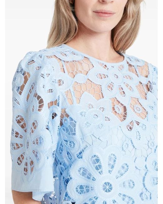 Temperley London Blue Guinevere Top