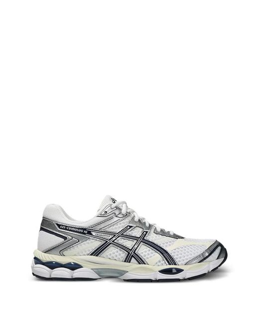 Asics White Gel-Cumulus 16 Mesh Sneakers