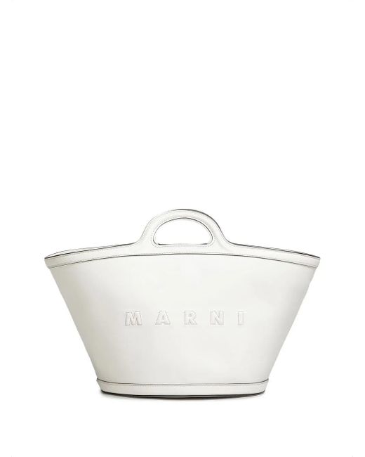 Marni Tropicalia ハンドバッグ L White