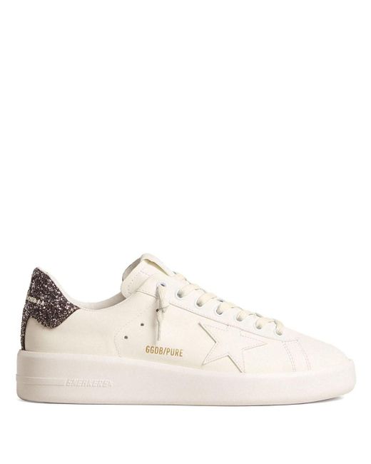 Golden Goose Deluxe Brand Natural Purestar Leather Sneakers