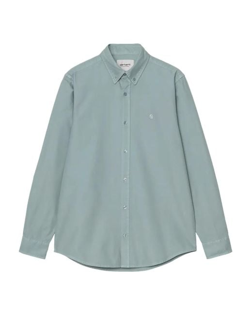 Camisa de algodón Carhartt de hombre de color Blue