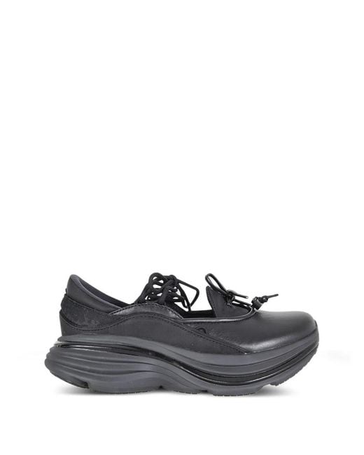 Hoka One One Black Bondi Mary Jane Sneakers