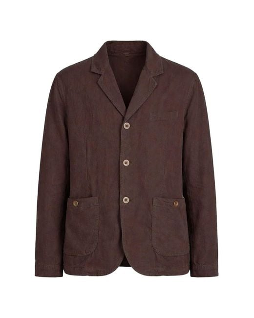 Casey Casey Brown Flap-Pocket Shirt Jacket for men