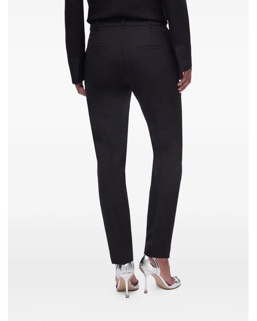 Liu Jo Black Slim-Fit Cigarette Trousers