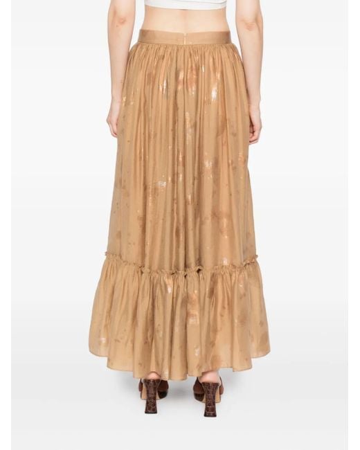 BLAKLACE Brown Butterfly Skirt