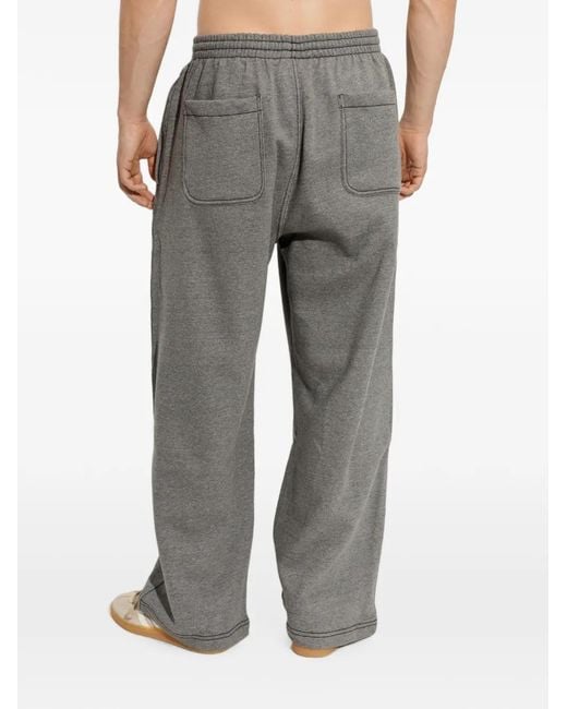 Adidas Gray Pantalon De Jogging Ample À Logo Brodé for men