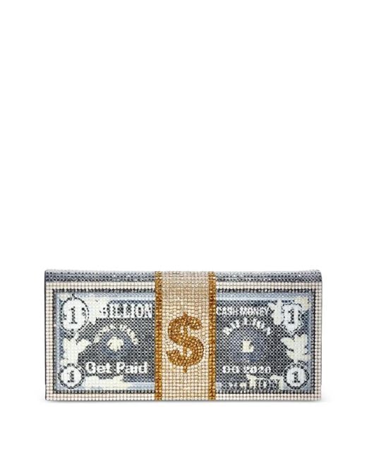 Judith Leiber Gray Envelope Billions Clutch Bag