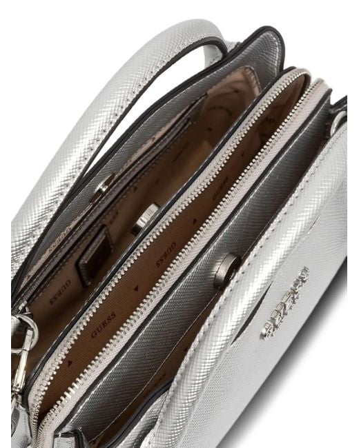 Guess Fedana Metallic-Finish Tote Bag