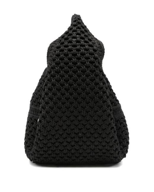 Totême  Black Crochet Mini Bag
