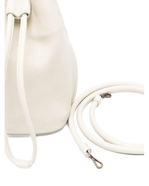 Borsa A Secchiello Piccola di Uma Wang in White