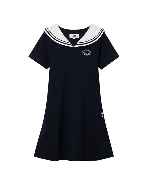 Chocoolate Black Robe Courte À Logo Brodé