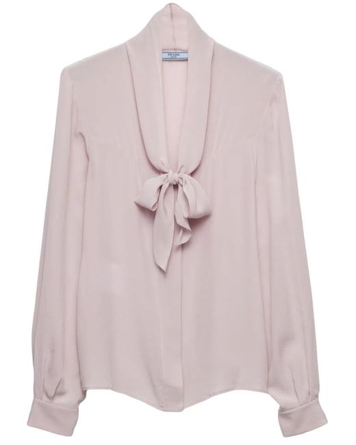 Prada Marocain ブラウス Pink