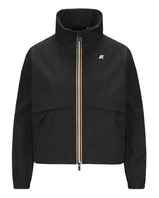 K-Way Black Aubette Memory Touch Jacket