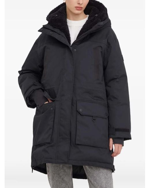 Ugg Black Hooded Pocket Coat
