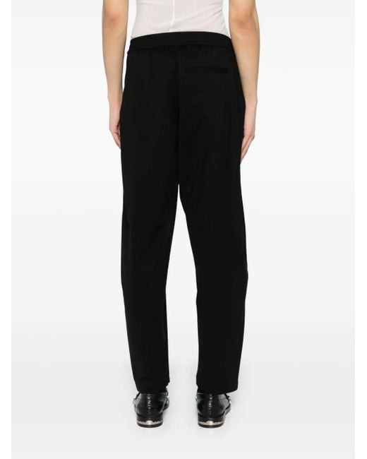 CROQUIS Black Drawstring Trousers for men