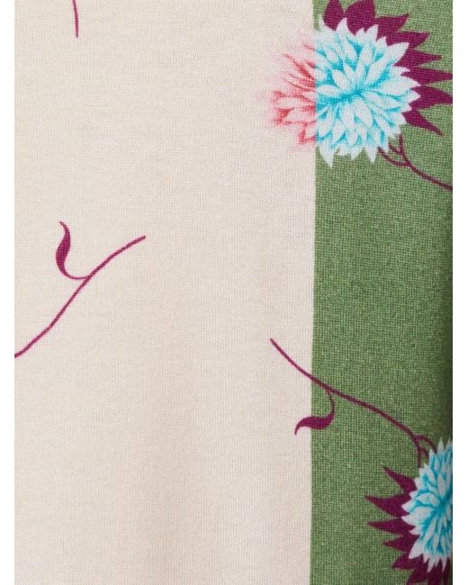 LaDoubleJ Green Pullover Mit Blumen-Print