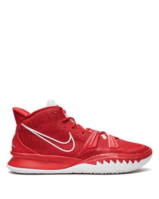 Nike Kyrie 7 Hightop Sneakers in Red for Men Lyst UK