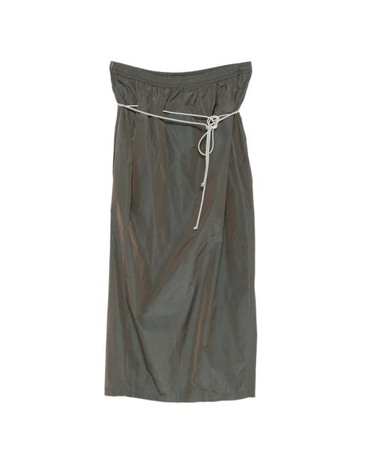 Magliano Gray Gabber Drawstring Skirt