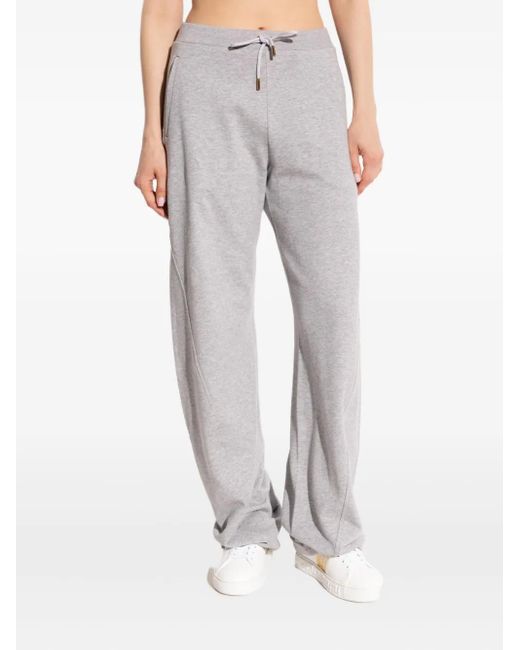 Versace Gray Wide-Leg Sweatpants
