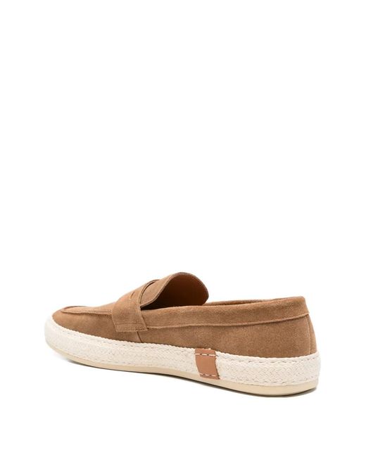 SERGIO MORETTI FIRENZE White Suede Espadrilles for men