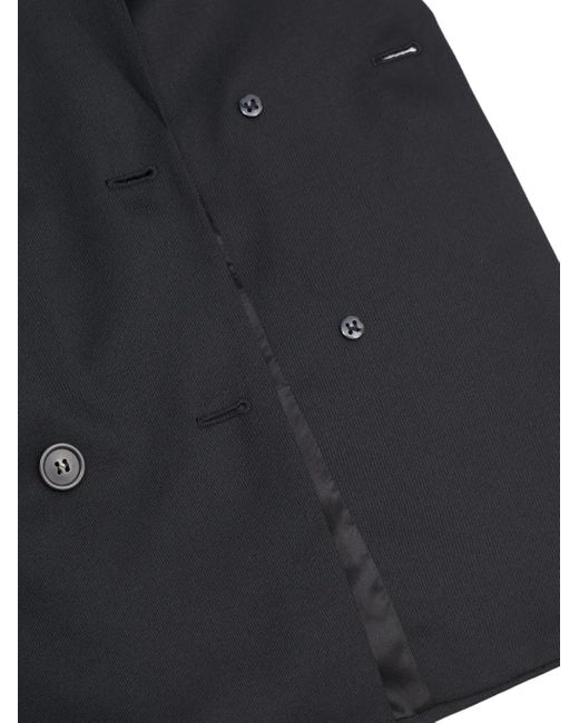 A.P.C. Black Lucy Double-Breasted Wool Blazer