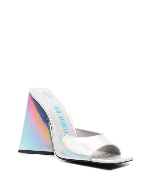 The Attico White Devon 115Mm Mule