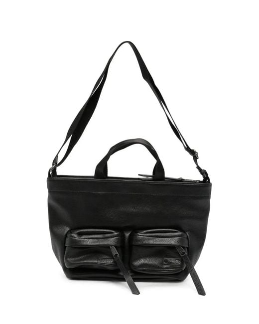 Eastpak Black Small Egon Pebbled Tote Bag