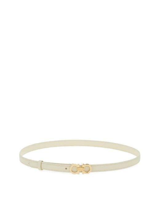 Ferragamo Natural Gancini Belt